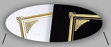 Gold Embossed Certificate Folders Detail 2