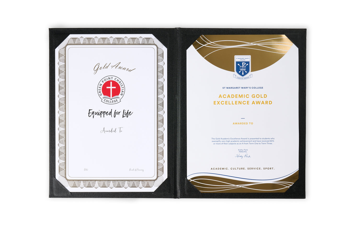 Custom Luxury Photo Certificate Folder