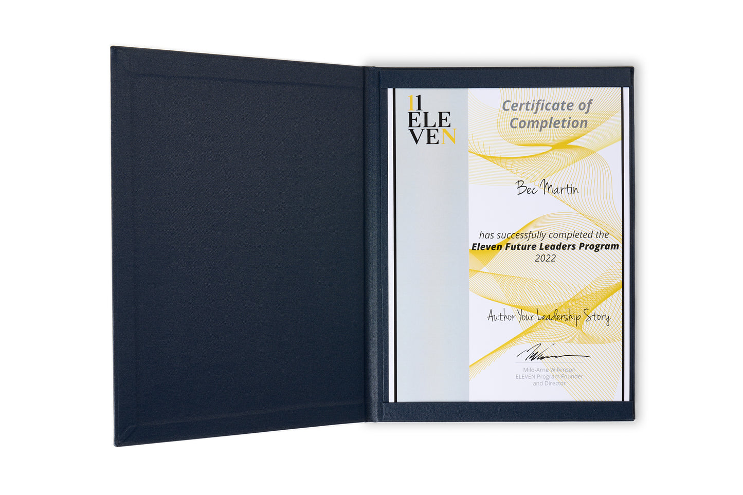 Custom Luxury Photo Certificate Folder