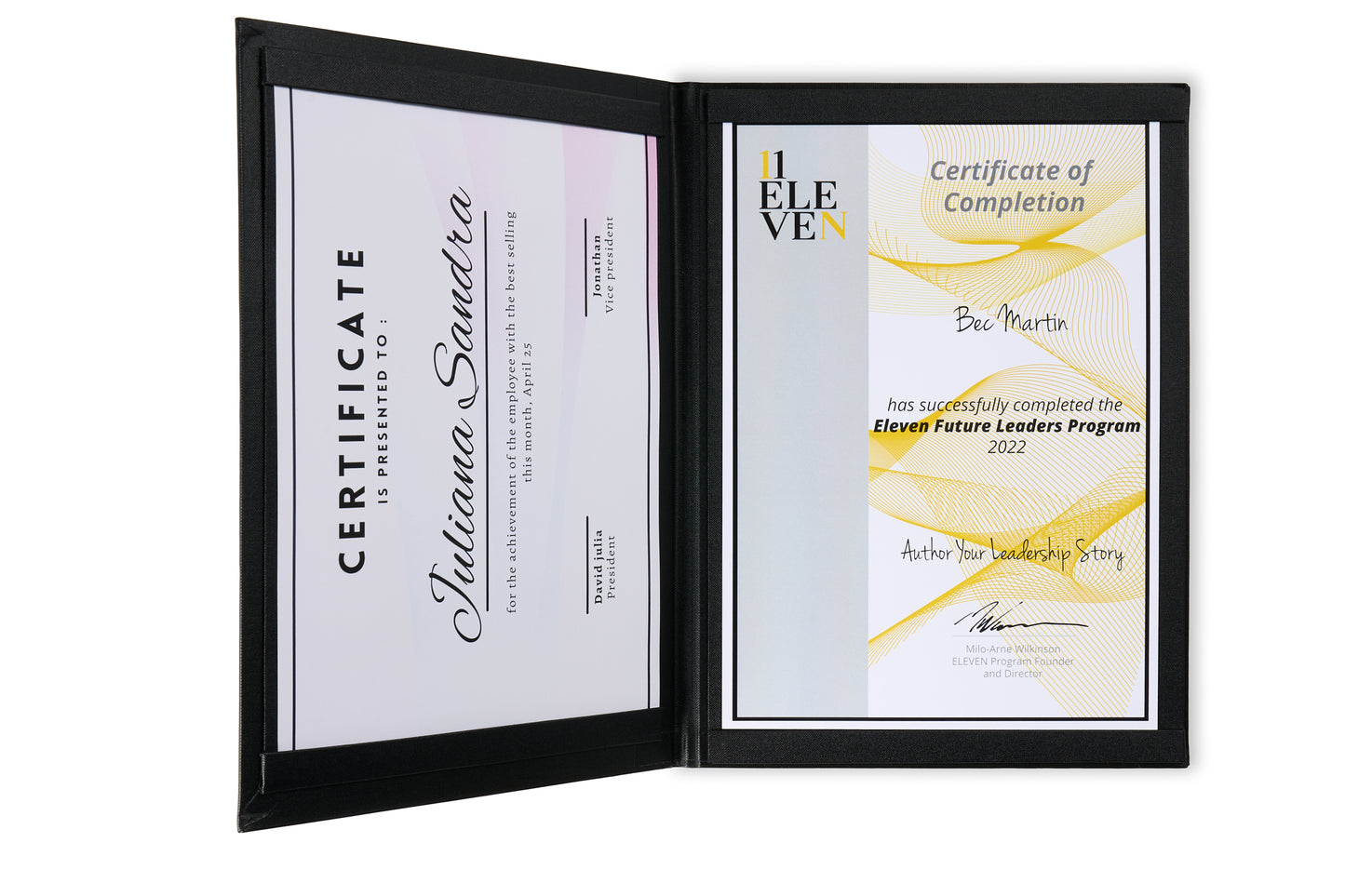 Custom Luxury Photo Certificate Folder