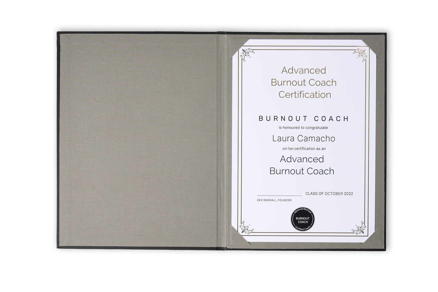 Custom Luxury Photo Certificate Folder
