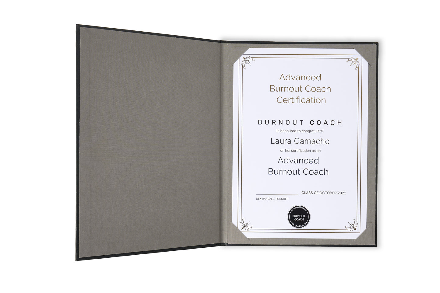 Custom Luxury Photo Certificate Folder