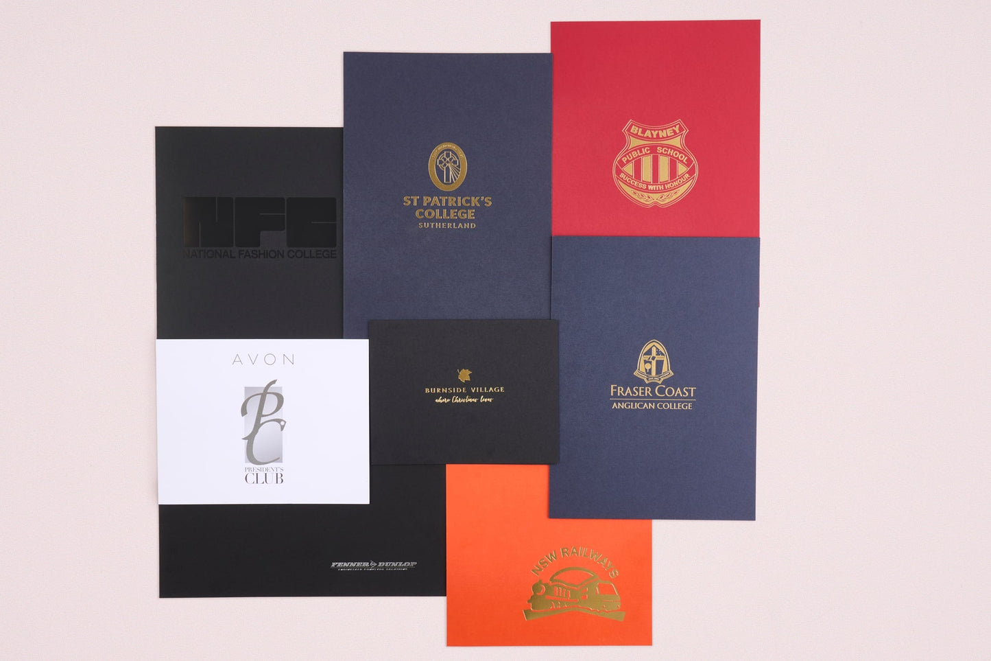 Certificate Folder Custom Foil Print