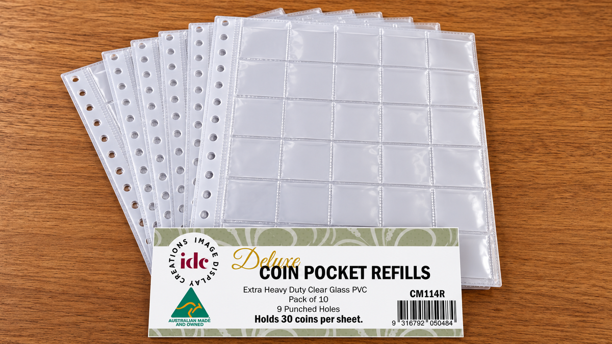Coin Pocket Refills – 30 Pocket