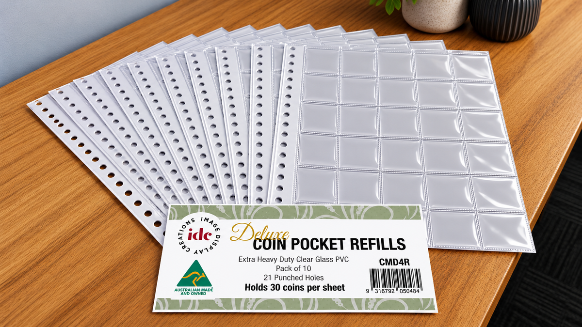 Deluxe Coin Pocket Refills – 30 Pocket
