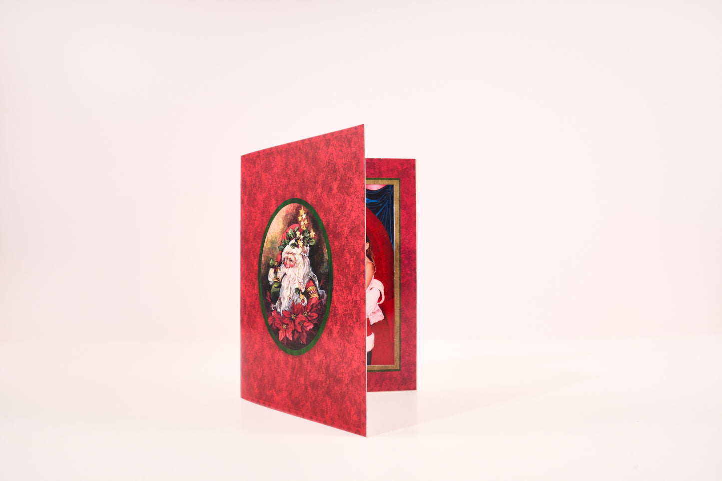 Santa Photo Folder Frame