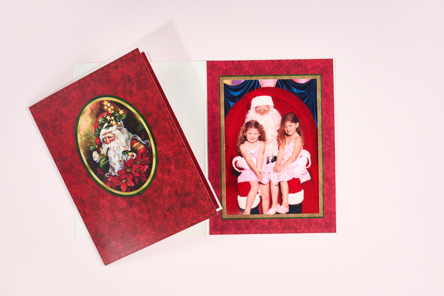 Santa Photo Folder Frame