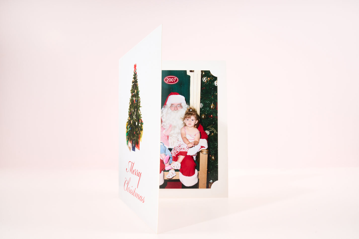 Santa Photo Folder Corner Mount