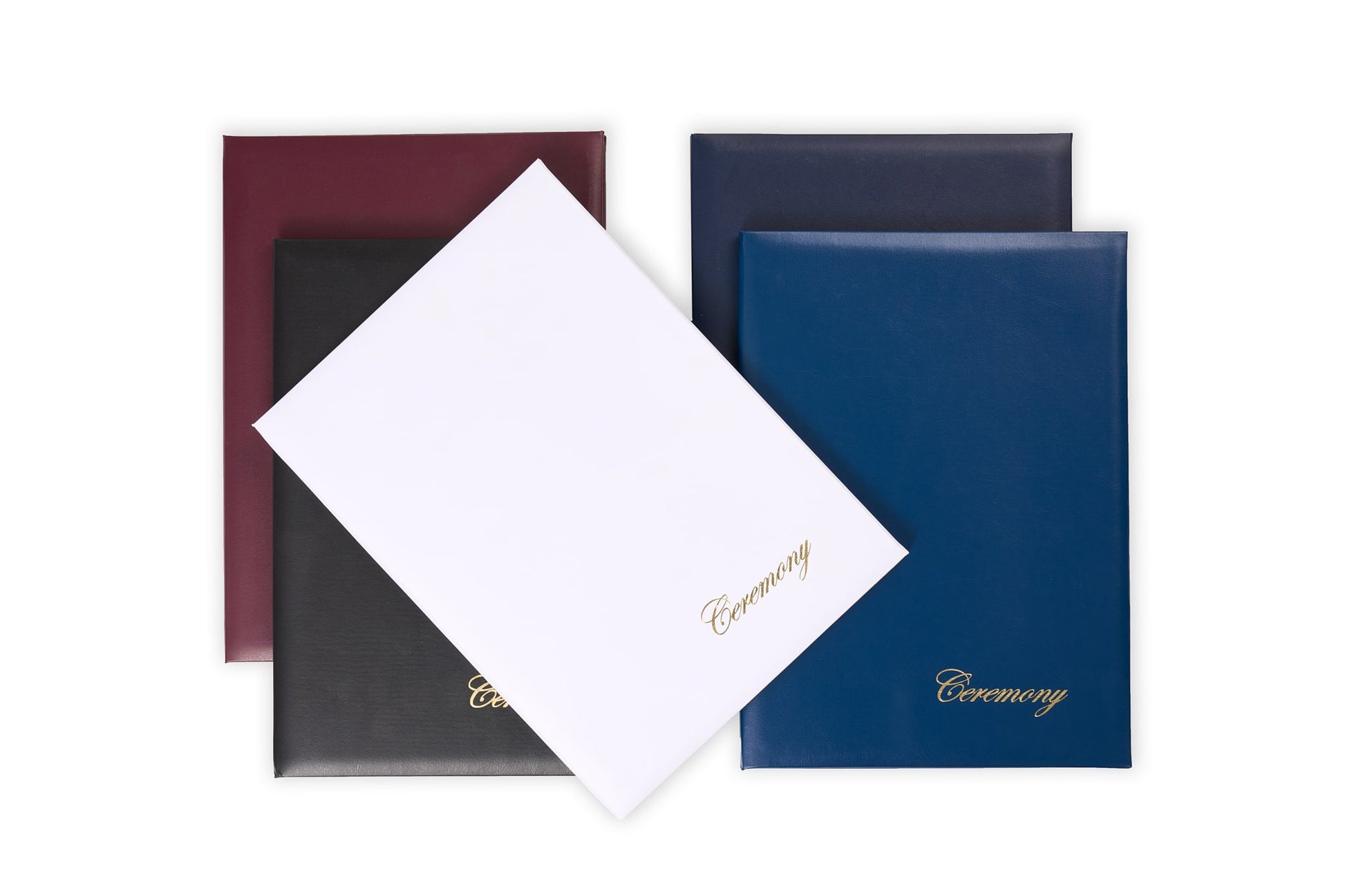 A4 Premium 2 Certificate Folder Foil Print Ceremony