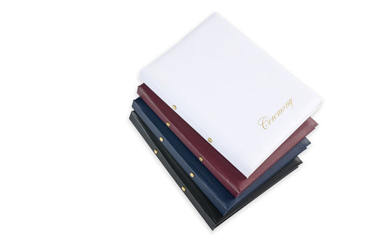 Notes Folders Foil Print Ceremony