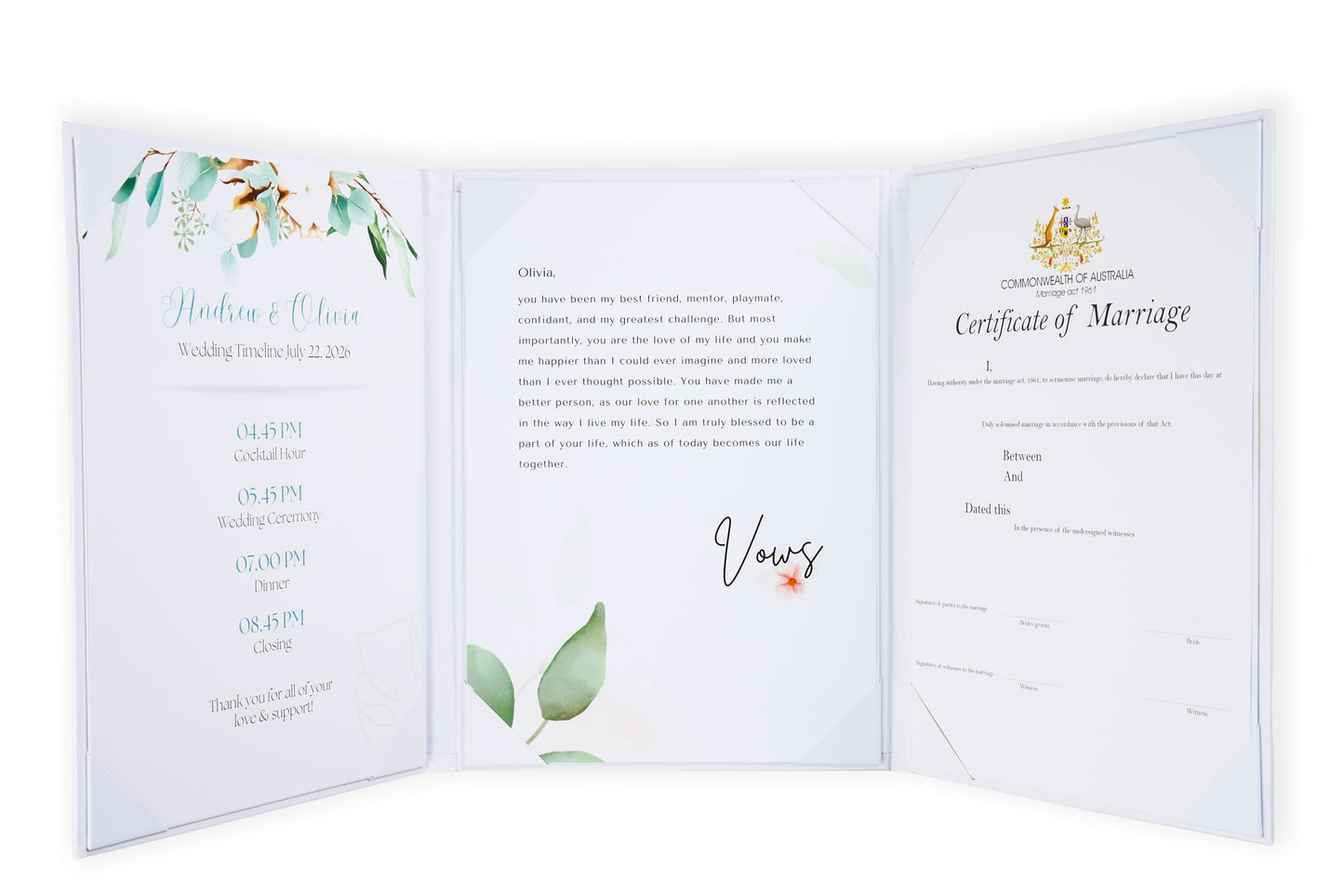 A4 Premium 3 Certificate Folders