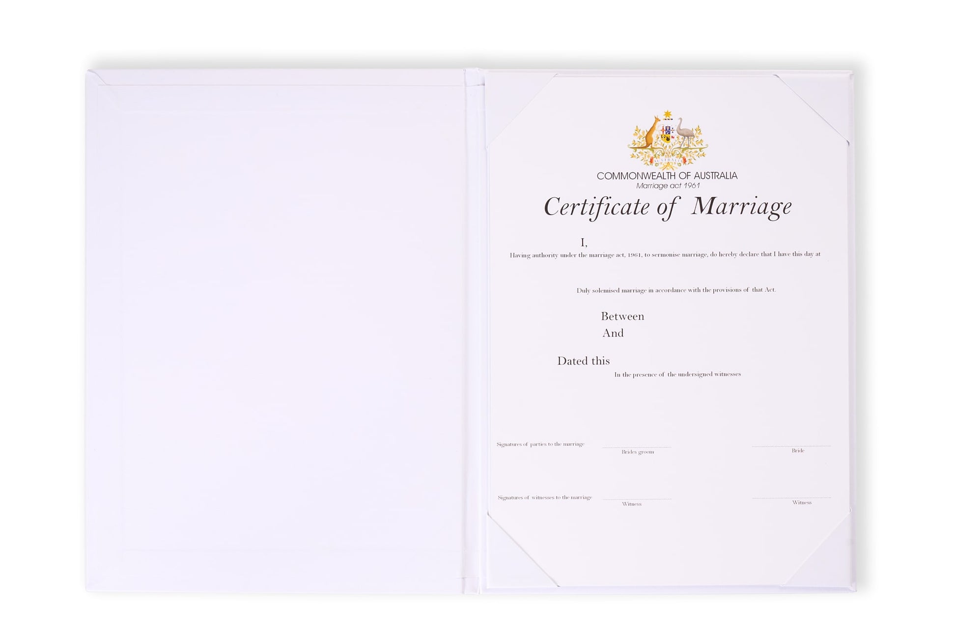 A4 Premium 2 Certificate Signing Folders