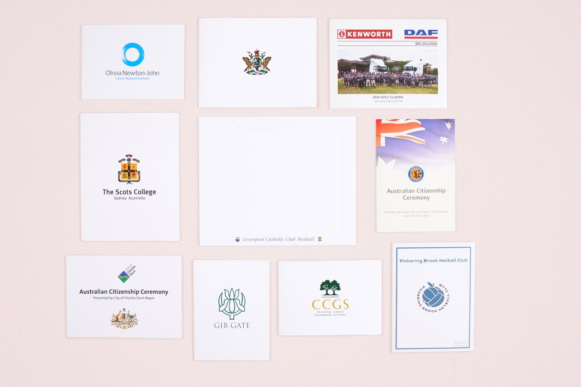 Certificate Folder Custom 4 Colour Digital Print