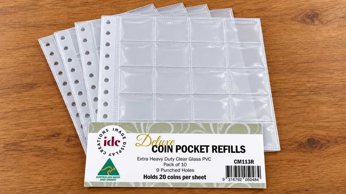 Coin Pocket Refills – 20 Pocket