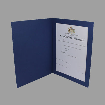 A4 Certificate Folders –  Single Frame & Pocket