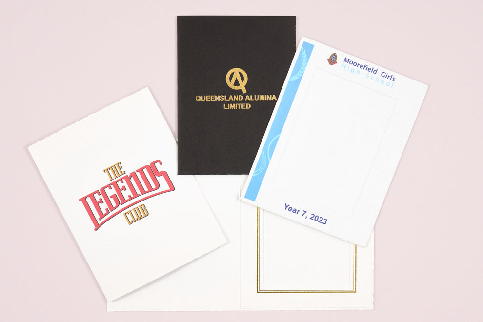 A4 Certificate Folder Corner Mount Color Image Display Creations