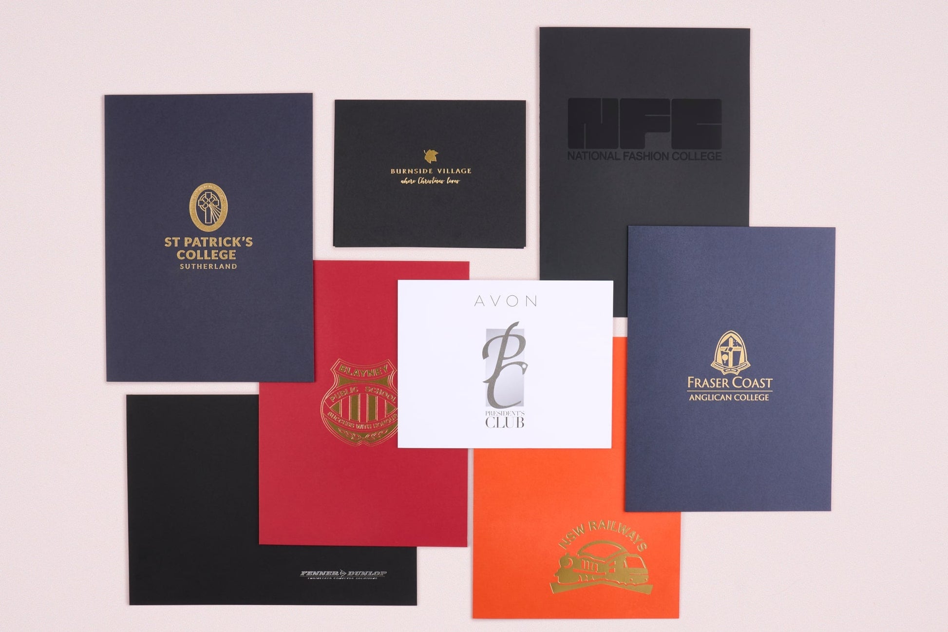 Certificate Folder Custom Foil Print