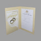 Certificate Folders Foil Printed Ceremony