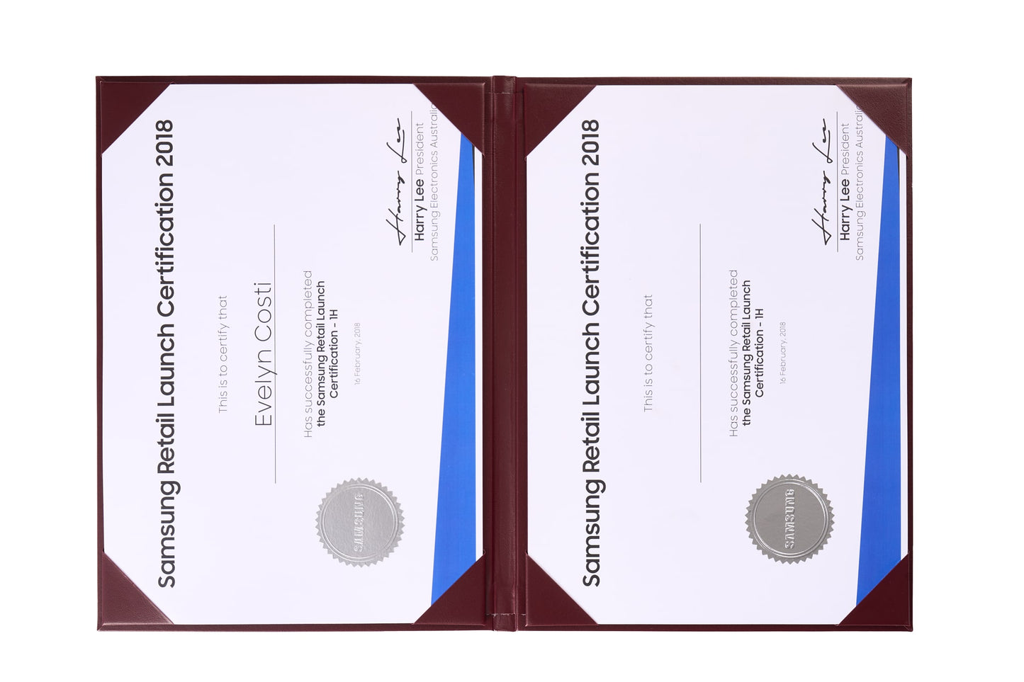 A4 Premium 2 Certificate Folder